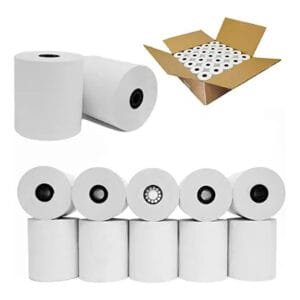 2 1.4” x 60′ Thermal Cash Register POS Calculator Paper Roll – 50/Case | Reliable Receipt Paper for Buffalo Businesses