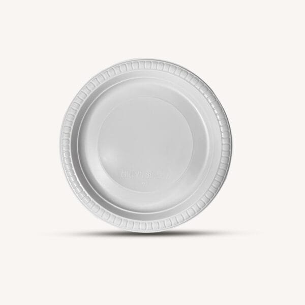 9'' White Ivory Mineral-Filled Polypropylene Plate – 400/Case | Durable Disposable Plates for Buffalo Foodservice - Image 5
