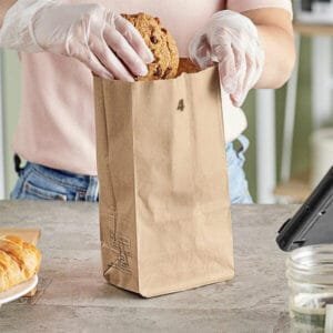 4 lb. Brown Paper Bag – 500/Bundle | Eco-Friendly Disposable Bags for Buffalo Foodservice