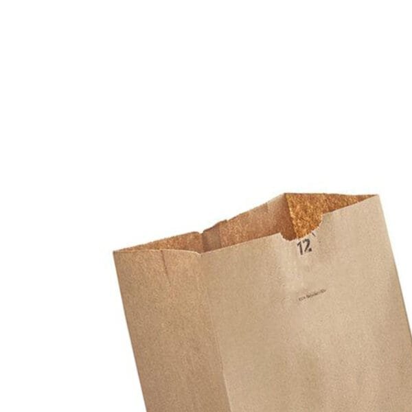 12 lb. Brown Paper Bag – 500/Bundle | Eco-Friendly Disposable Bags for Buffalo Foodservice - Image 4