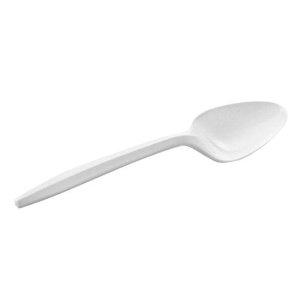 Medium Weight White Polypropylene Plastic Teaspoon – 1000/Case | Disposable Teaspoons for Buffalo Foodservice - Image 3