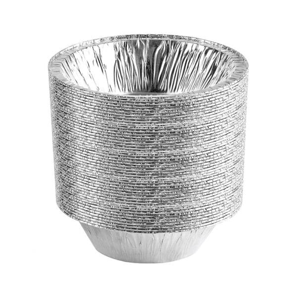 6” Round Heavy Weight Foil Take-Out Pan – 500/Case | Durable Disposable Pans for Buffalo Foodservice - Image 5