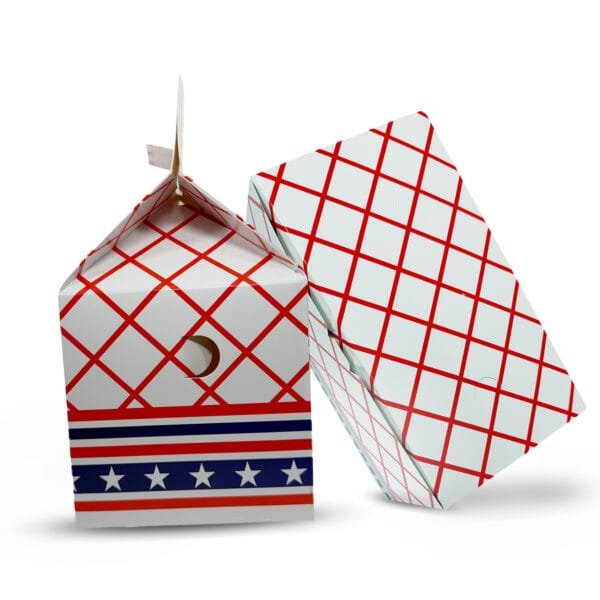 CH – 250-4, 360x280x380MM Small Barn Size Printed Chicken Paper Food Box – 125 Pc/Case | Reliable Take-Out Solutions for Buffalo Foodservice - Image 2
