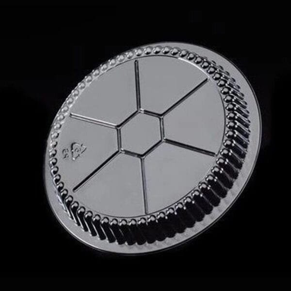 6” Clear Round Plastic Dome Lid – 500/Case | Secure Lids for Buffalo Foodservice - Image 2