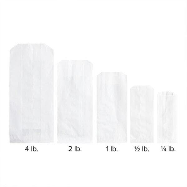 1 lb. Square Glassine Bag – 1000/Case | Eco-Friendly Disposable Bags for Buffalo Foodservice - Image 3