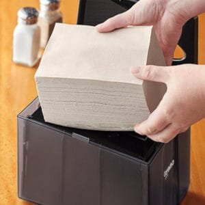OneUp Kraft 2-Ply Wide Interfold 6.5” x 8.5” Dispenser Napkin – 6000/Case | Premium Disposable Napkins for Buffalo Foodservice