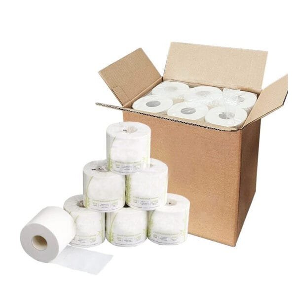 4” x 4” Individually-Wrapped 2-Ply 500 Sheet Toilet Paper Standard Roll – 95/Case | Premium Toilet Paper for Buffalo Businesses