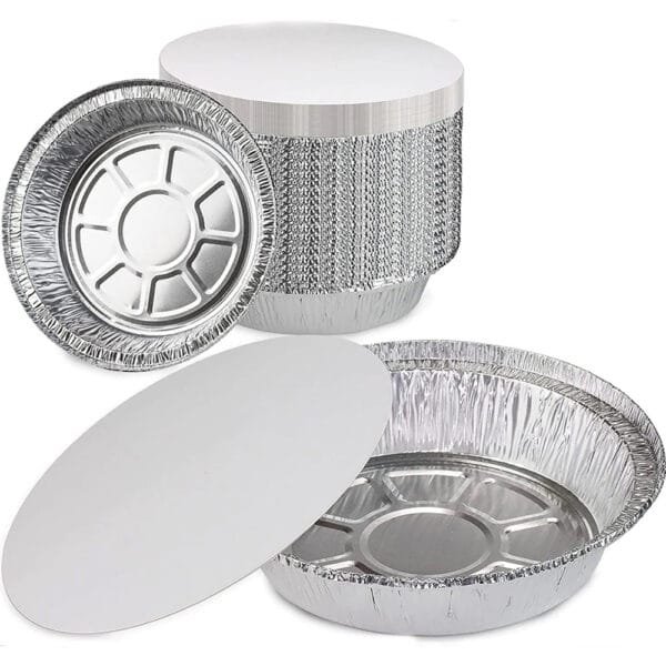 9” Round Foil-Laminated Board Lid – 500/Case | Durable Lids for Buffalo Foodservice - Image 3