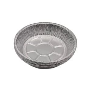 6” Round Heavy Weight Foil Take-Out Pan – 500/Case | Durable Disposable Pans for Buffalo Foodservice