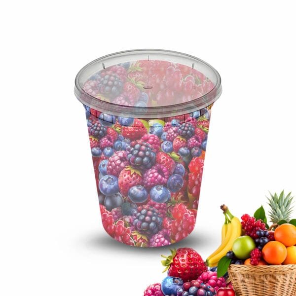 Heavy Duty 32 oz. Microwavable Translucent Plastic Deli Container and Lid Combo Pack – 240/Case | Reliable Take-Out Solutions for Buffalo Foodservice