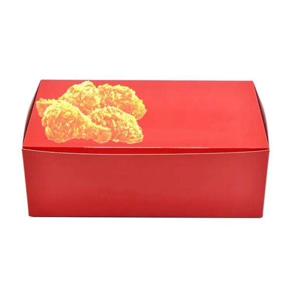CH – 250-3, 510x290x375MM Jumbo Size Printed Chicken Paper Food Box – 250 Pc/Case | Reliable Take-Out Solutions for Buffalo Foodservice - Image 4