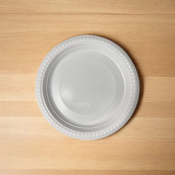 9'' White Ivory Mineral-Filled Polypropylene Plate – 400/Case | Durable Disposable Plates for Buffalo Foodservice