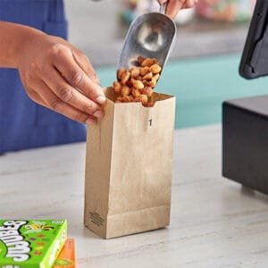 1 lb. Brown Paper Bag – 500/Bundle | Eco-Friendly Disposable Bags for Buffalo Foodservice