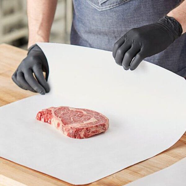 15” x 700’ 40 lb. Premium White True Butcher Paper Roll | High-Quality Butcher Paper for Buffalo Meat Shops & Delis - Image 2