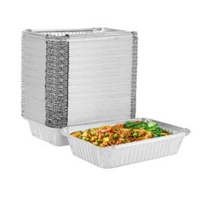 2.25 lb. Oblong Foil Take-Out Container – 500/Case | Durable Containers for Buffalo Foodservice