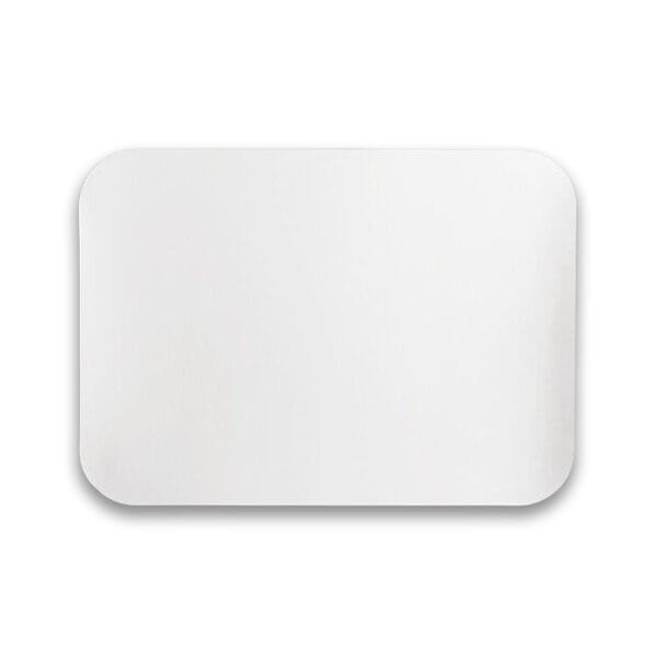 Oblong Foil-Laminated Board Lid for 1 lb. Foil Take-Out Container – 1000/Case | Secure Lids for Buffalo Foodservice - Image 2