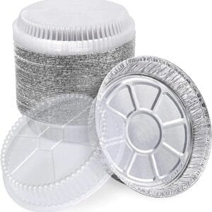 7” Clear Round Plastic Dome Lid – 500/Case | Secure Lids for Buffalo Foodservice