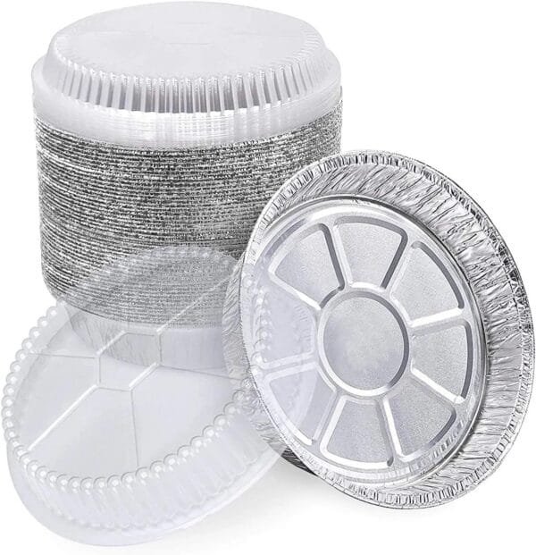 7” Clear Round Plastic Dome Lid – 500/Case | Secure Lids for Buffalo Foodservice