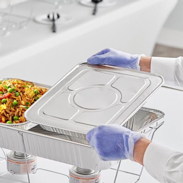 Medco-Foil Steam Table Pan Lid – Half Size – 100/Case | Secure Lids for Buffalo Foodservice