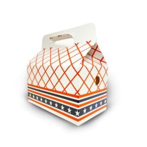 CH – 250-4, 360x280x380MM Small Barn Size Printed Chicken Paper Food Box – 125 Pc/Case | Reliable Take-Out Solutions for Buffalo Foodservice