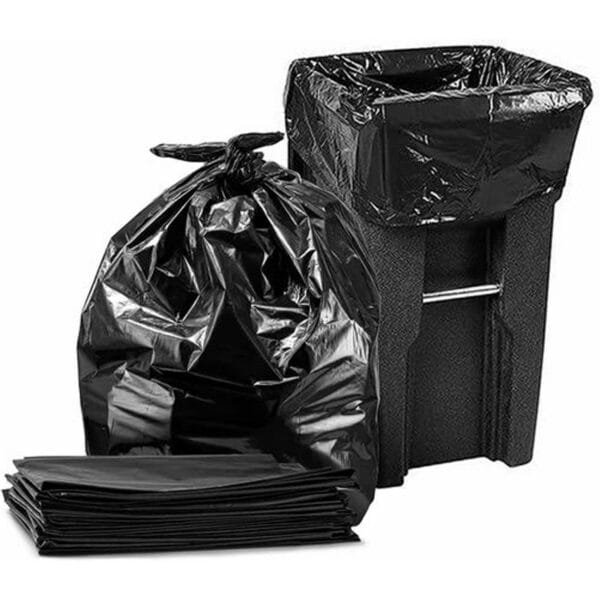Medco-55-60 Gallon 1.2 Mil 38” x 58” Low Density Medium-Duty Black Trash Bag Can Liner – 80/Case | Reliable Waste Bags for Buffalo Businesses - Image 4