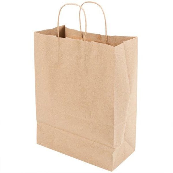1.6 Brown Paper Barrel Sack Bag – 500/Bundle | Eco-Friendly Disposable Bags for Buffalo Foodservice - Image 3
