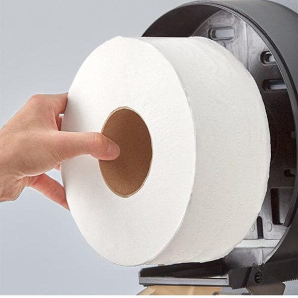 2-Ply 1000’ Universal Jumbo Toilet Paper Roll with 8.5” Diameter – 12/Case | Bulk Toilet Paper for Buffalo Businesses - Image 3