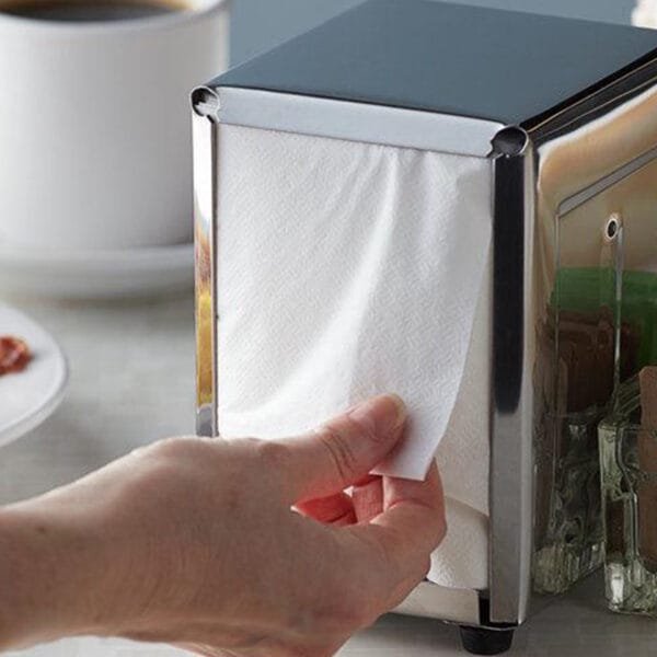 White Junior Low-Fold 6”x12” Dispenser Napkin – 8,000/Case | Premium Disposable Napkins for Buffalo Foodservice - Image 3