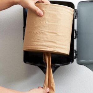 8” Kraft Hardwound Paper Towel, 800 Feet Roll – 6/Case | Eco-Friendly Commercial Paper Towels for Buffalo Businesses