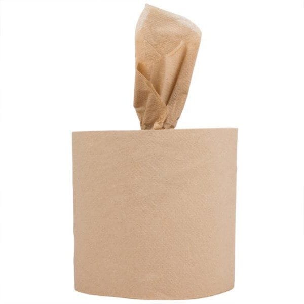 8” Kraft Hardwound Paper Towel, 800 Feet Roll – 6/Case | Eco-Friendly Commercial Paper Towels for Buffalo Businesses - Image 2