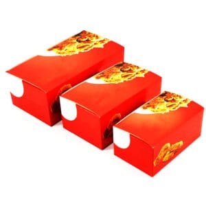 CH – 250-3, 510x290x375MM Jumbo Size Printed Chicken Paper Food Box – 250 Pc/Case | Reliable Take-Out Solutions for Buffalo Foodservice