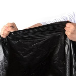 Medco-55-60 Gallon 1.2 Mil 38” x 58” Low Density Medium-Duty Black Trash Bag Can Liner – 80/Case | Reliable Waste Bags for Buffalo Businesses