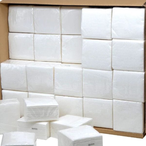 2-Ply White Beverage Cocktail Napkin – 4000/Case | Premium Disposable Napkins for Buffalo Foodservice - Image 4