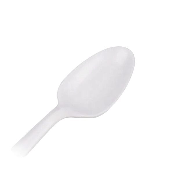 White Heavy Weight Polystyrene Plastic Spoon – 1000/Case | Durable Disposable Spoons for Buffalo Foodservice - Image 2