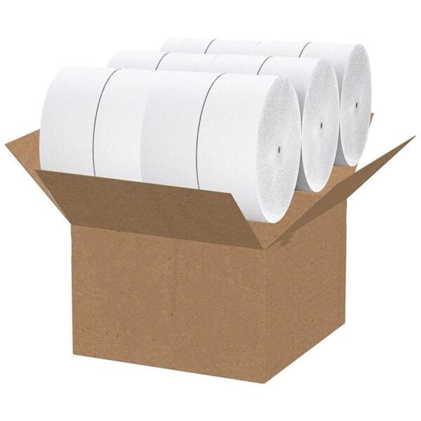 2-Ply 1000’ Universal Jumbo Toilet Paper Roll with 8.5” Diameter – 12/Case | Bulk Toilet Paper for Buffalo Businesses - Image 5