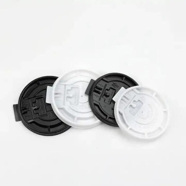 8 oz. Paper Hot Cups White Tear Tab Lid – 1000/Case | Disposable Lids for Buffalo Coffee Shops - Image 3